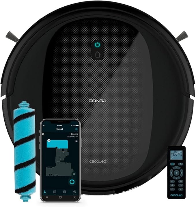 Cecotec Robot Aspirador y Friegasuelos con Base de Autovaciado Conga 2290 Ultra Home T